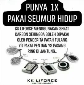 1 gratis 1 Kalung energy, anti radiasi, suvenir atta aurel