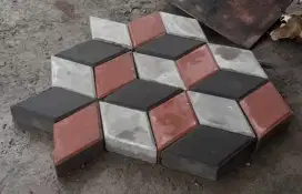 Paving 3 dimensi tebal 8cm k300