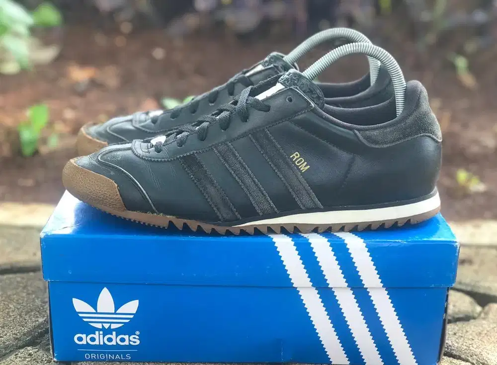 Adidas Rom Leather Black Original