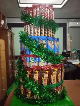Kue Snack Ulang Tahun /Snack Tower/Kue Tingkat Snack