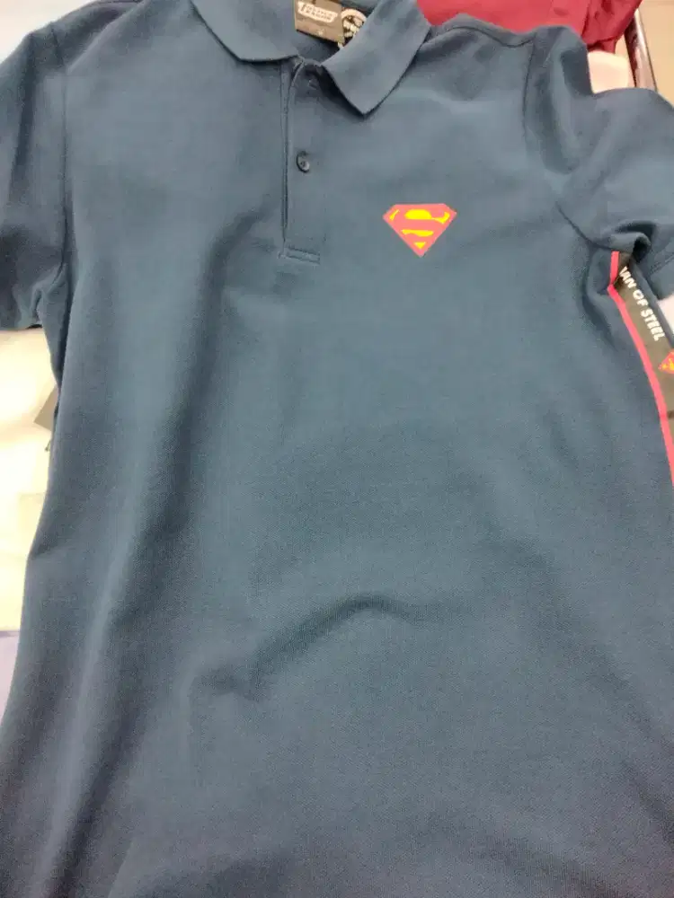 Kaos tshirts Superman biru