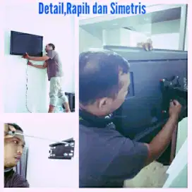 Pasang BRACKET.breket.Braket All LED/LCD TV semua ukuran