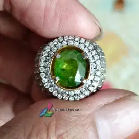 Batu Cincin Akik Permata Natural Tsavorite Garnet