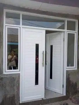 Macam macam pintu kusen jendela partisi aluminium dan kaca
