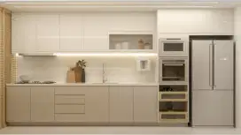 KITCHEN SET MINIMALIS TERBARU COSTUM