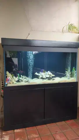 Aquarium + Cabinet P120 x L40 x T160