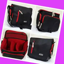 Stok Tas Kamera. Model Segitiga / KOTAK ==  SIMPEL dan PRAKTIS