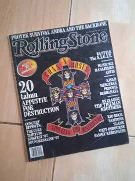 Majalah Rolling Stones ( Guns n' Roses) 2007 rare item