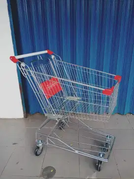 Trolley Supermarket 100 Liter + Layer di bawah