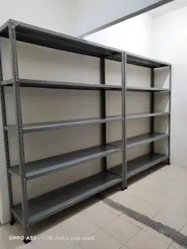 Bisa menerima pesanan rak besi siku lubang serbaguna