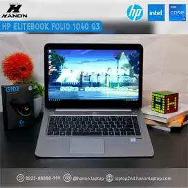 HP Folio 1040 G3 Layar 2K Touchscreen Core i7 Ram 16GB Super Mulus