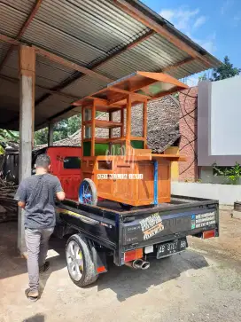 Gerobak bakmi jawa miayam bakso roti bakar