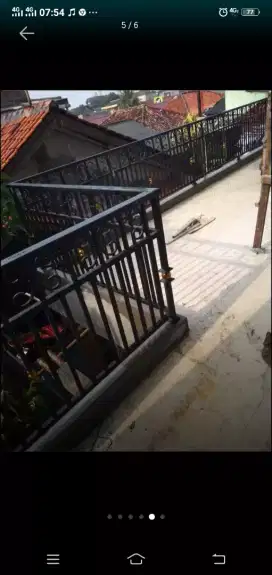 Pagar dorong minimalis , Pagar lipat, Pagar pembatas