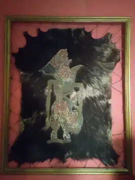 Hiasan dinding wayang kulit asli