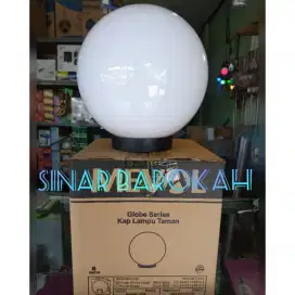 Lampu Hias Taman Bulat Putih Susu 8inch & 10inch