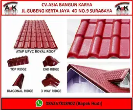 ROYAL ROOF atau Genteng ROYAL + jasa pemasangan  ( harga sendiri )
