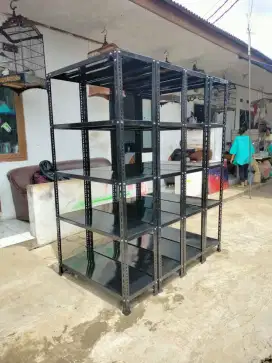rak besi warna hitam bagus murah