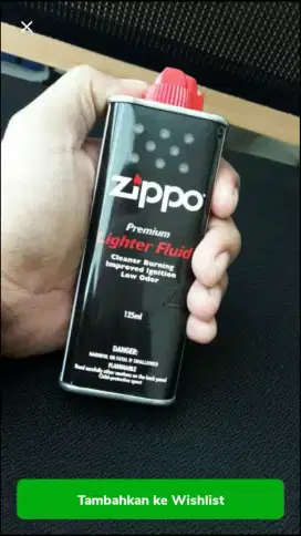 Isi ulang minyak zippo