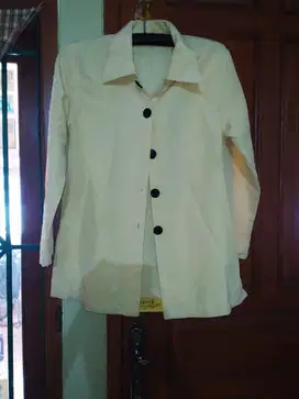 Blazer Kantor Kuning Gading