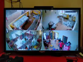 Cctv DVR 8 channel 4 camera dahua 2 mp 1080P