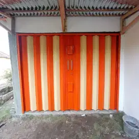 FOLDING GATE ROLLING DOOR ANTI KARAT MURAH TEBAL BERGARANSI