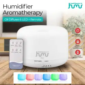 Taffware humi humidifier aromaterapi oil diffuser 6 led
