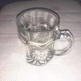 gelas bahan kaca tebal cocok untuk rumah tangga / depot / resto dll