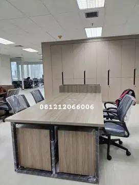 Meja Kantor 4 Orang HPL Jakarta