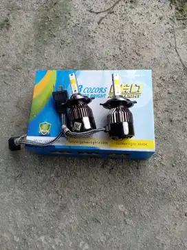 LAMPU LED 3 WARNA H4