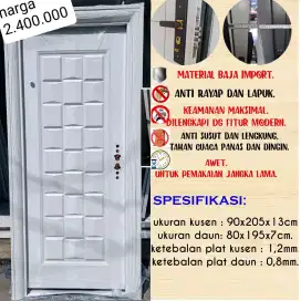 Pintu baja /pintu aluminium /pintu import