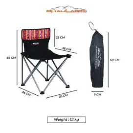 Kursi Camping Lipat Ethnic FC100 Dhaulagiri