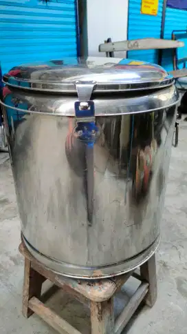 Drum Pot penghangat makanan Stenlis
