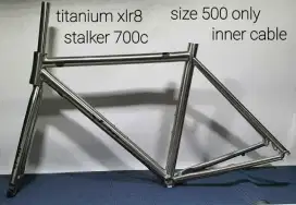 Road Bike XLR8 Stalker Titanium Frame+Fork