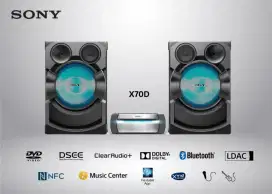SONY HOME AUDIO SYSTEM SHAKE-X70D