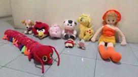 OBRAL BONEKA ULIL ABJAD, ANGRY BIRD, SAPI, LITTLE PONY 150 RB ALL