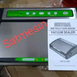 Mesin vacuum Sealer portabel ET-2500 getra