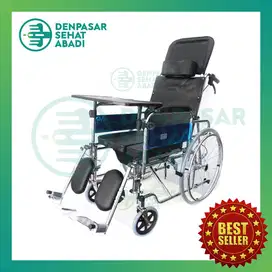 KURSI RODA 4 in 1 BAB REBAH SELONJOR MEJA MAKAN Standar RS