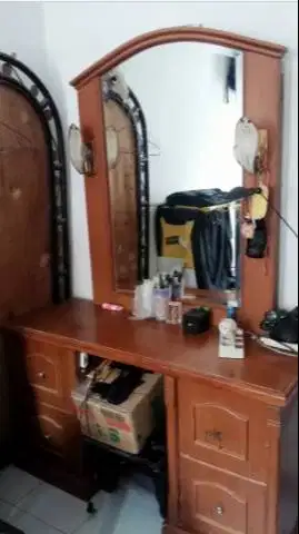 sale bu - - Meja rias jati tolet bagus untuk pengiriman gratis