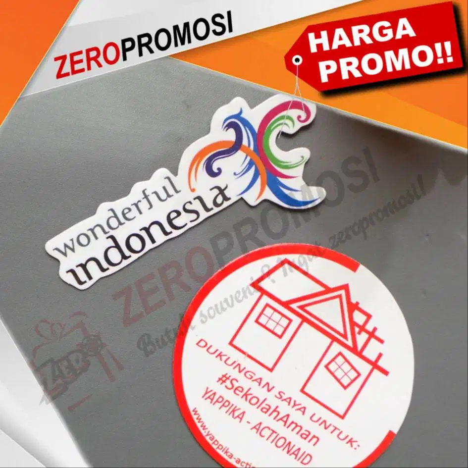 Tempelan Magnet Kulkas Bentuk Pin Custom