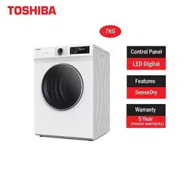 Mesin pengering pakaian Mesin laundry Mesin dryer Toshiba laundry drie