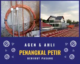 Agen spesialis penangkal petir berikut pasang