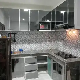 Tempahan Kitchen Set Murah Di Medan, Kitchen Set Aluminium Medan.