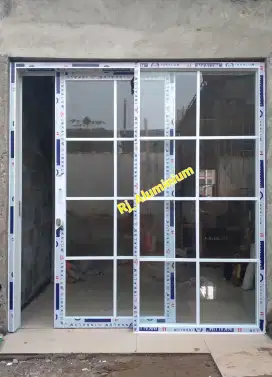 PINTU KACA GESER,SLIDING DAN ORNAMENT ukr 220x160