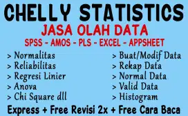 Jasa Olah Data Analisis Data SPSS Amos Pls Excel AppSheet