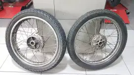 Dijual Velg Jari Teromol Ban Orignal Pabrik Yamaha Scorpio Kotak Steko