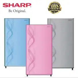 Bisa Cicilan.Kulkas 1pintu 168 liter sharp ( sj-n182d-ab ) Aurora biru