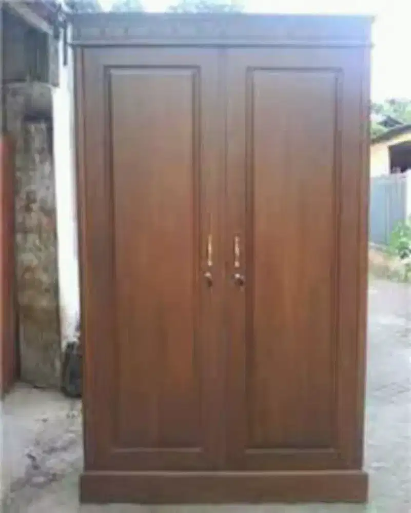 Lemari 2pintu Kayu Jati (Free ongkir area malang)