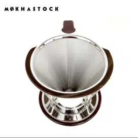 Mokhastock V60 Pour Over Stainless Paperless Coffee Drip Frame S 02