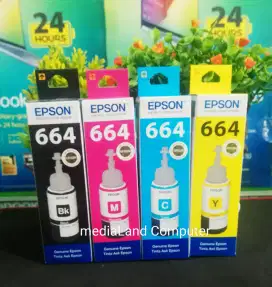 Tinta Ori Epson Seri 664 Untuk Printer L1300, L120, L300. mediaLand