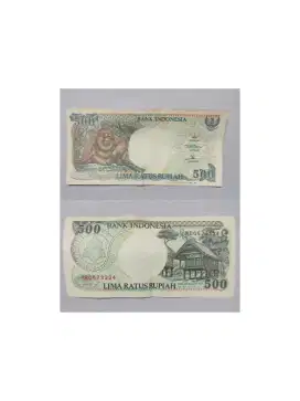 Yang kertas Rp 500,- tahun 1992